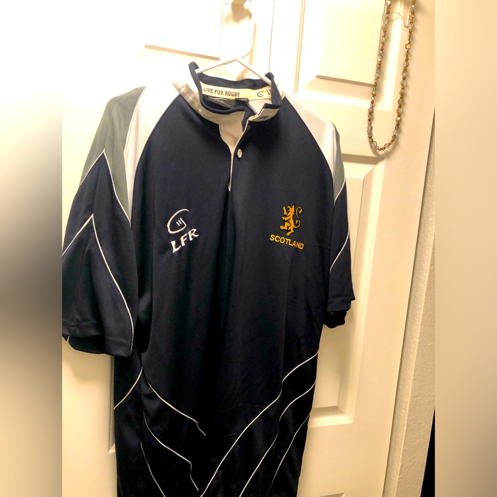 Live For Rugby LFR Ireland Polo Shirt Mens Jersey Embroidered Logos Size XL